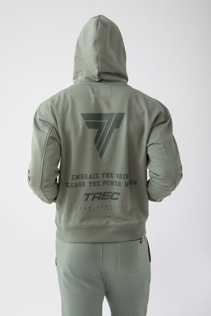 Green men’s hoodie – TW BASIC HOODIE 183 M GREEN