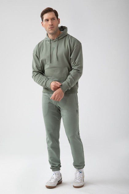 Green men’s hoodie – TW BASIC HOODIE 183 M GREEN