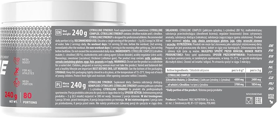 Trec Nutrition Citrulline Synergy 240 g