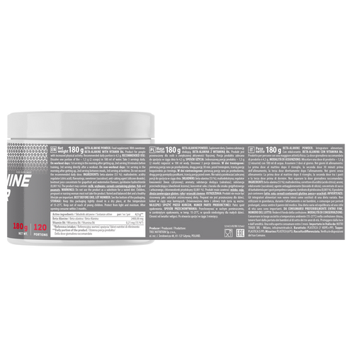 BETA-ALANINE POWDER 180g